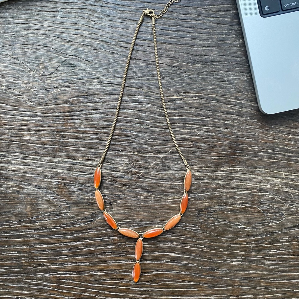 Elegant Orange Necklace